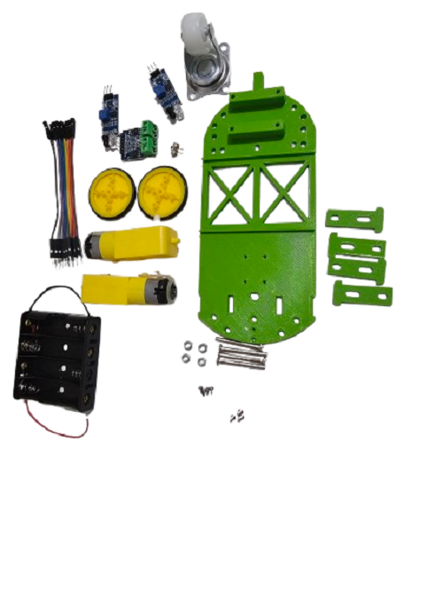 Kit Robot Seguidor De Línea Para Ensamblar Didactico - Imagen 4