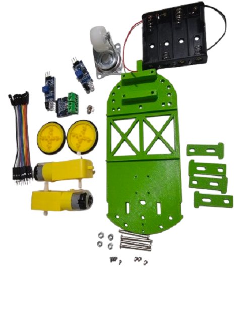Kit Robot Seguidor De Línea Para Ensamblar Didactico - Imagen 5