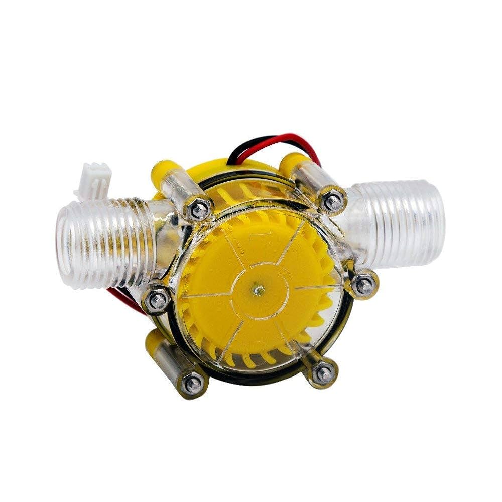 Generador de turbina de flujo de agua hidráulico DIY - F50-12 V/10 W - Imagen 3