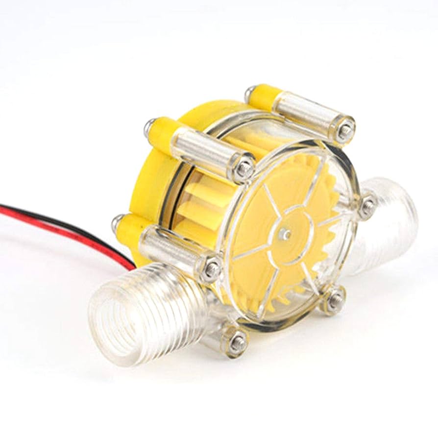Generador de turbina de flujo de agua hidráulico DIY - F50-12 V/10 W - Imagen 2